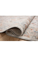 Loloi Rugs Odette 5'3" x 5'3" Round Charcoal / Multi Rug