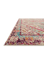 Loloi Rugs Nadia 18" x 18" Aqua / Navy Sample Rug