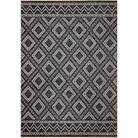 5'3" x 7'9" Charcoal / Dove Rectangle Rug