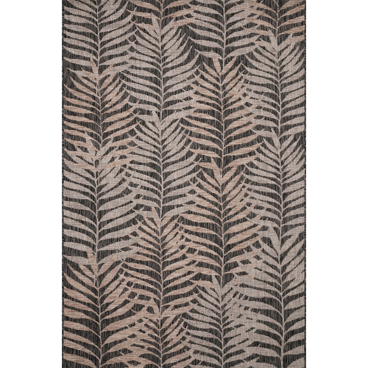 Loloi Rugs Isle 5'3" x 7'7" Natural / Black Rug