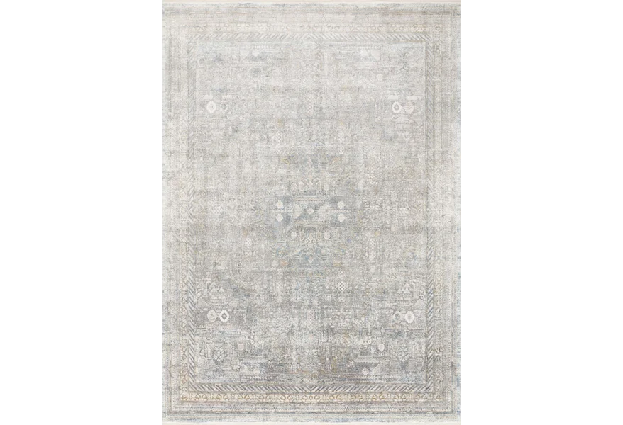 Gemma 5' x 7'3" Silver / Multi Rug by Reeds Rugs at Reeds Furniture