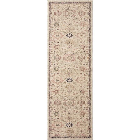 2&apos;7&quot; x 8&apos;0&quot; Ivory / Multi Rug