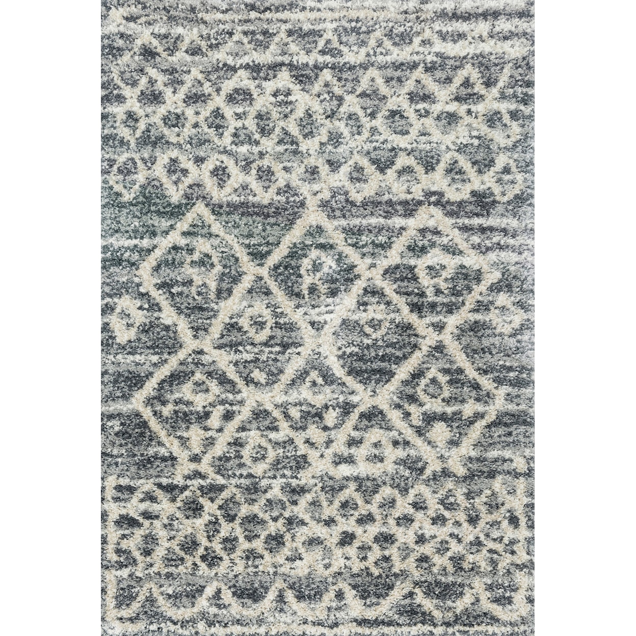 Loloi Rugs Quincy 8'10" x 12' Graphite / Beige Rug