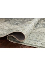 Reeds Rugs Skye 2'6" x 12'0" Denim / Brick Runner Rug