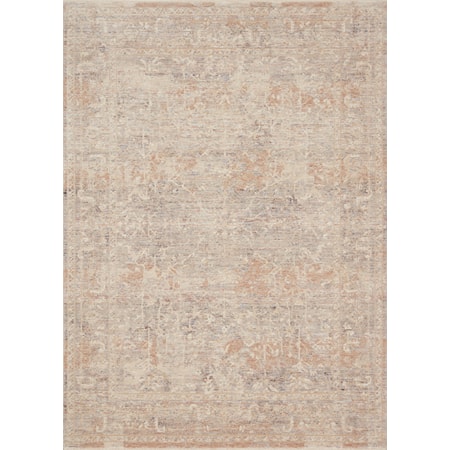 9'6" x 13'1" Beige / Blue Rug