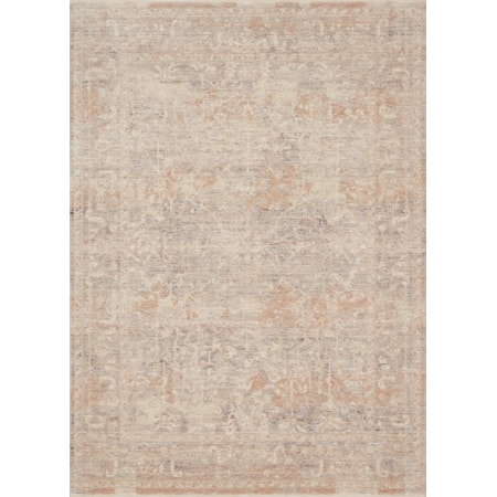 2'8" x 2'8" Beige / Blue Rug