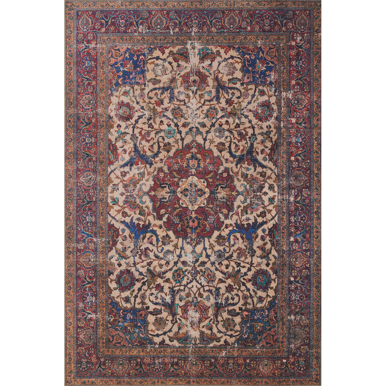 Loloi Rugs Loren 8'4" x 11'6" Sand / Multi Rug