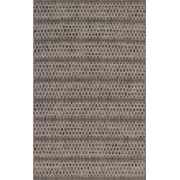 1'6" x 1'6"  Black / Grey Rug