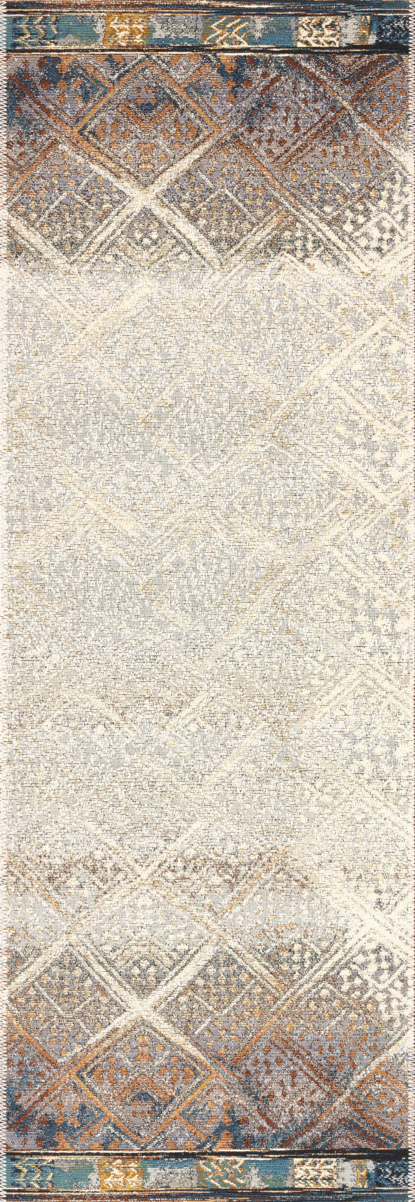 1'6" x 1'6"  Ivory / Mediterranean Rug