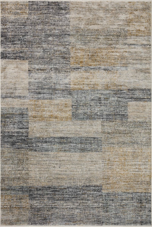 18" x 18" Grey / Gold Sample Rug