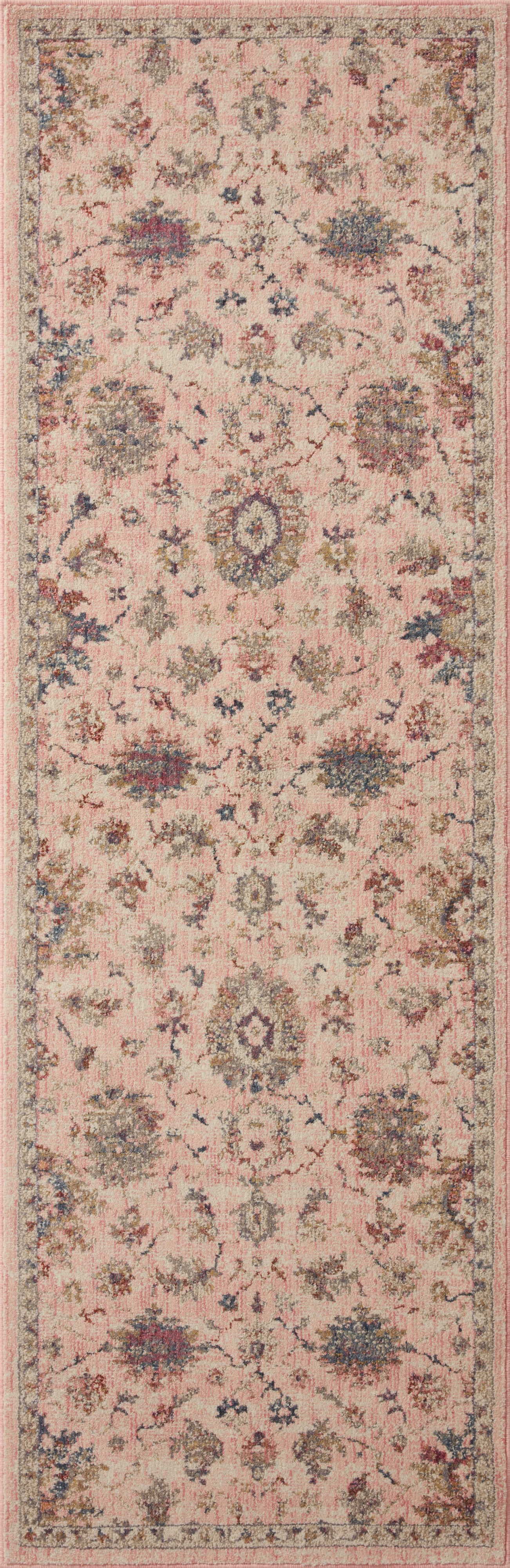 18" x 18"  Blush / Multi Rug