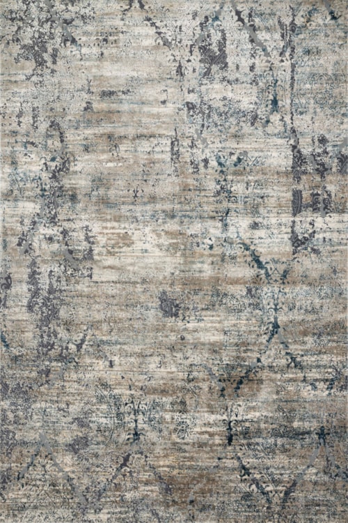 9'-6" X 13' Taupe / Blue Rug