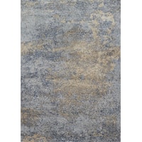 2'-7" X 4' Ocean / Gold Area Rug