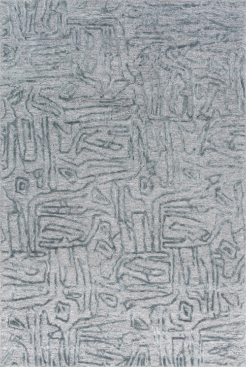 1'6" x 1'6"  Lt. Blue / Lt. Blue Rug