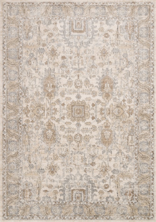 18" x 18" Ivory / Sand Sample Rug