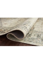 Reeds Rugs Skye 2'6" x 12'0" Denim / Brick Runner Rug