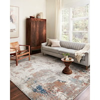 2'8" x 7'6" Ivory / Multi Runner Rug