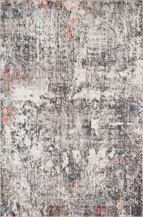 2'4" x 4' Ivory / Granite Rug