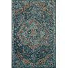 Loloi Rugs Victoria 1'6" x 1'6"  Teal / Multi Rug