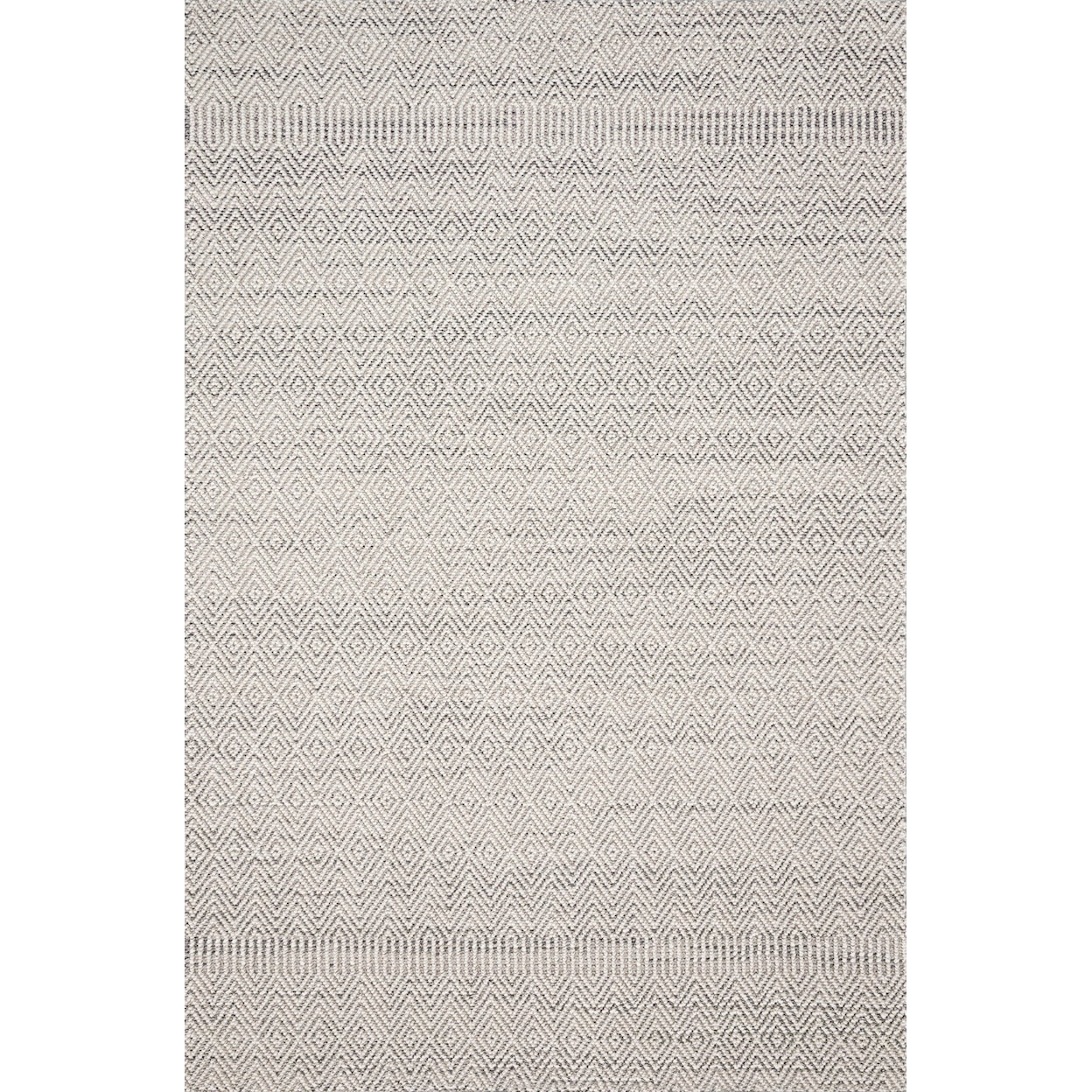 Reeds Rugs Cole 5'0" x 7'6" Grey / Bone Rug