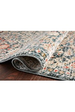 Loloi Rugs Saban 18" x 18" Blue / Sand Sample Rug