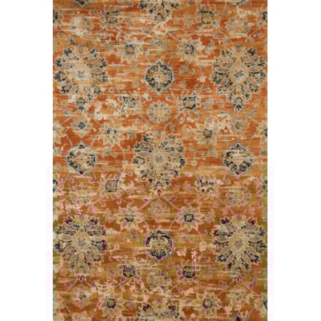 1'6" x 1'6" Rust Rug