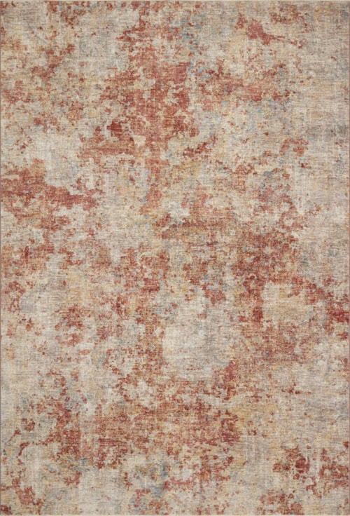 18" x 18" Taupe / Brick Sample Rug