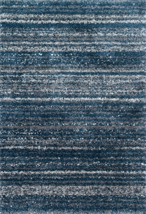 1'6" x 1'6"  Navy / Pewter Rug