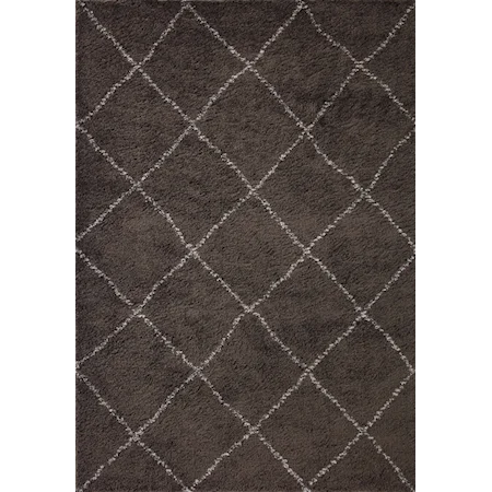 18" x 18" Bark / Grey Sample Rug