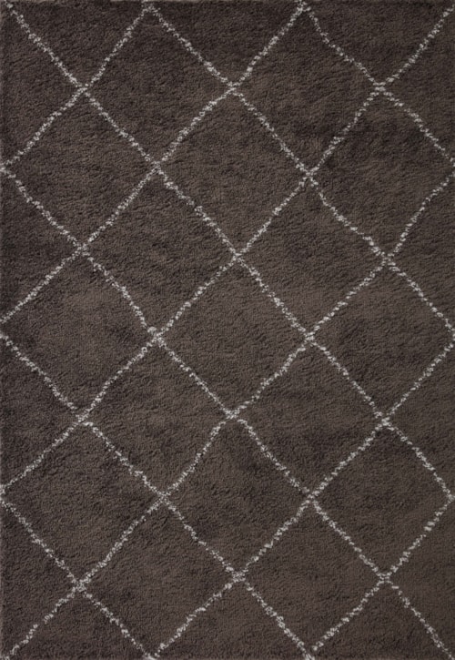 18" x 18" Bark / Grey Sample Rug