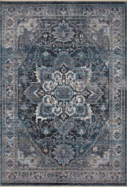 18" x 18" Denim / Grey Sample Rug