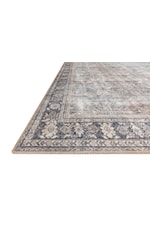 Loloi Rugs Wynter 18" x 18" Graphite / Blush Sample Rug