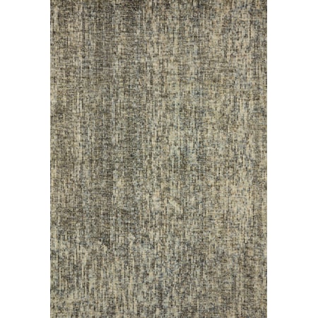 2'6" x 7'6" Olive / Denim Rug