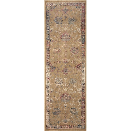 2&apos;7&quot; x 10&apos;0&quot; Gold / Multi Rug