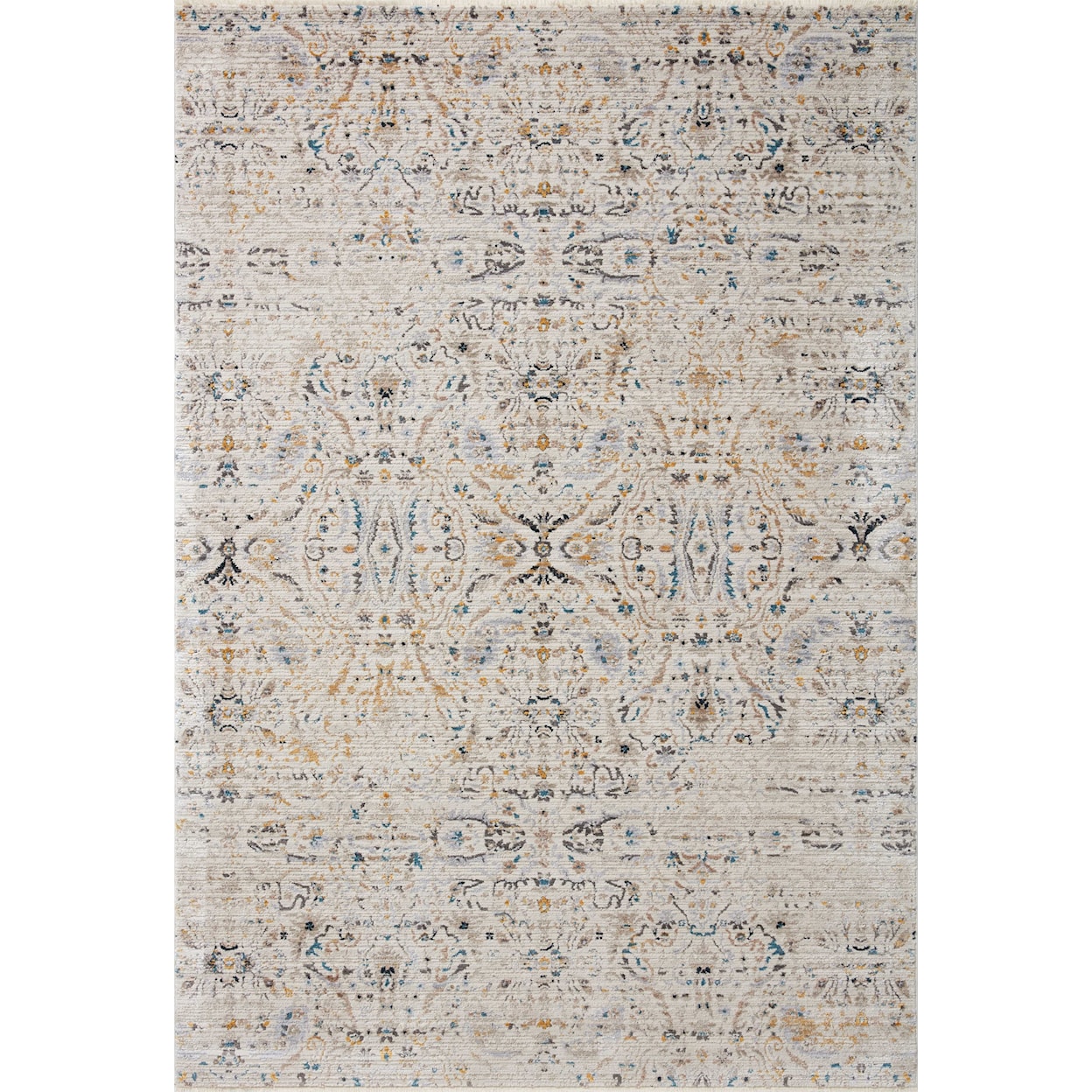 Loloi Rugs Leigh 5'3" x 7'6" Ivory / Straw Rug