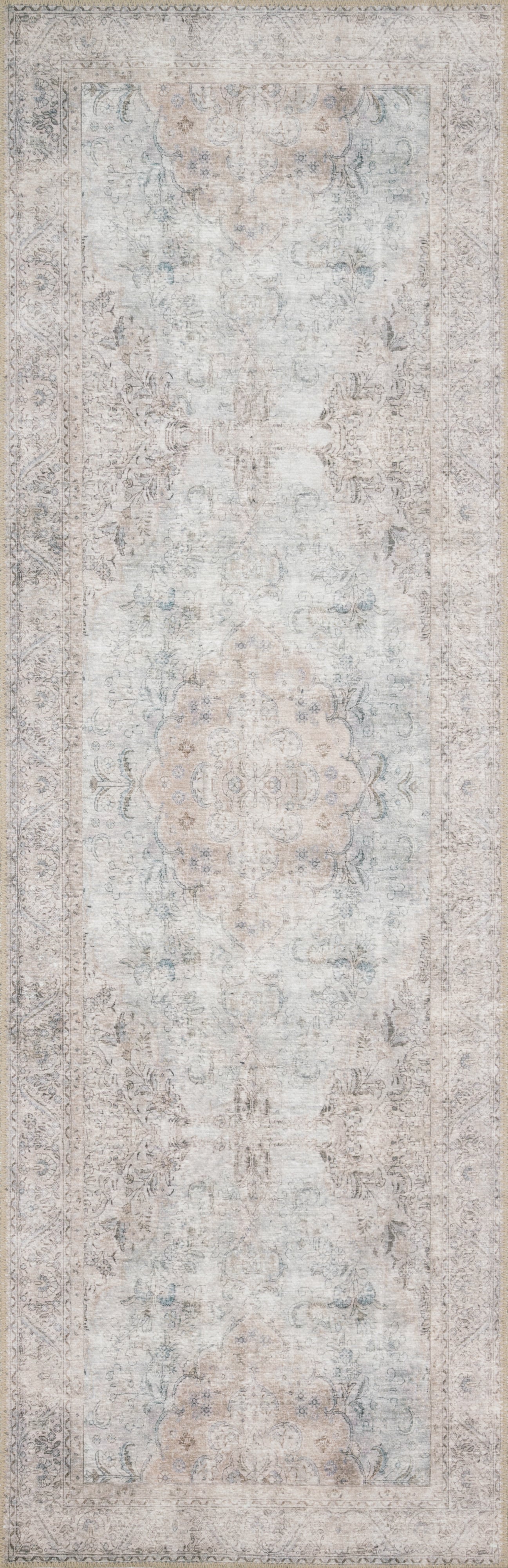 1'6" x 1'6"  Silver / Slate Rug