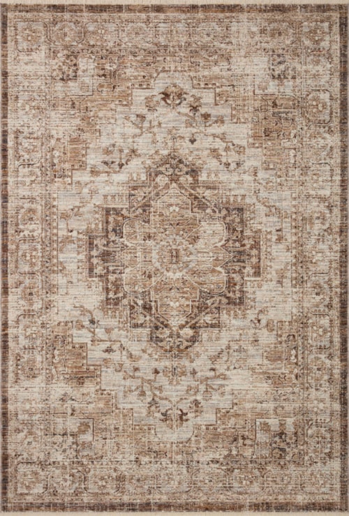18" x 18" Mocha / Multi Sample Rug
