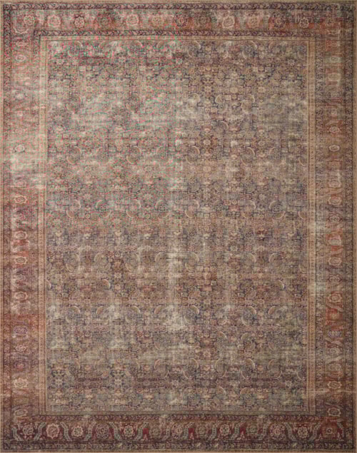 18" x 18" Onyx / Multi Sample Rug