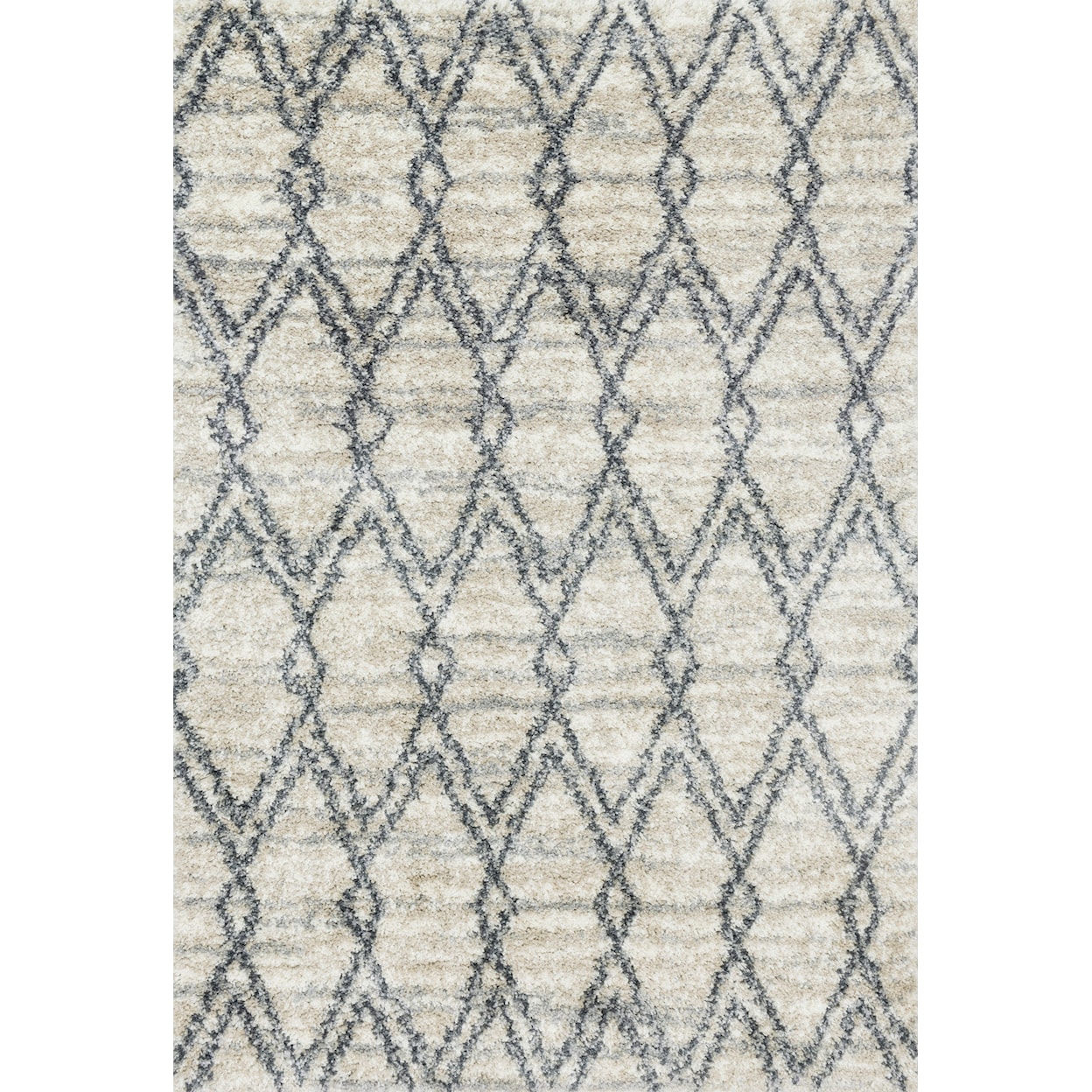 Loloi Rugs Quincy 2'3" x 12' Sand / Graphite Rug