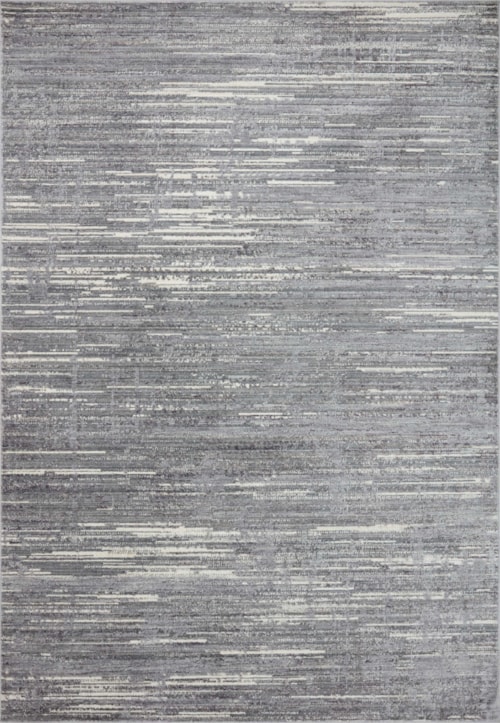 9'0" x 12'0" Grey / Ivory Rug