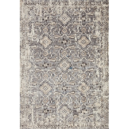 2'7" x 7'8" Natural / Grey Rug