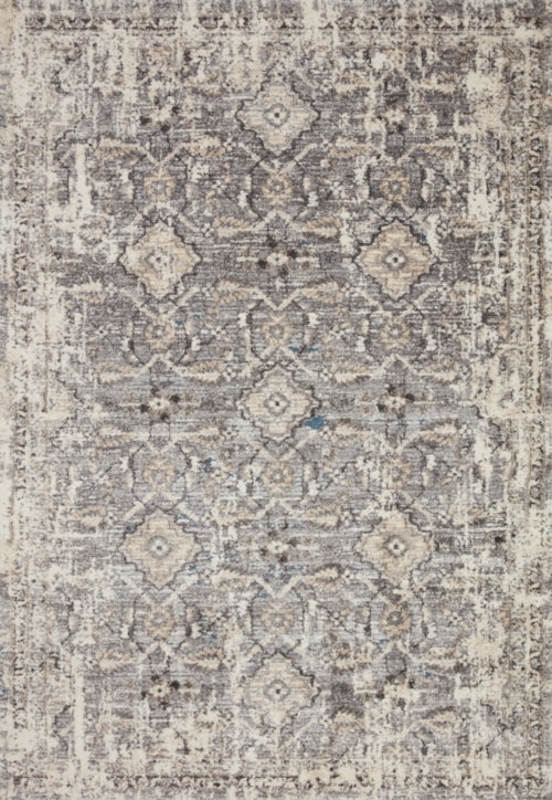 18" x 18"  Natural / Grey Rug