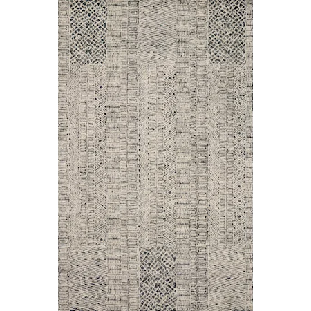 2'6" x 7'6" Charcoal Rug