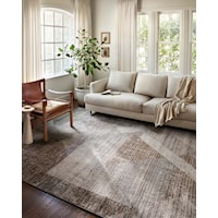 5'3" x 7'7" Stone / Bark Rectangle Rug