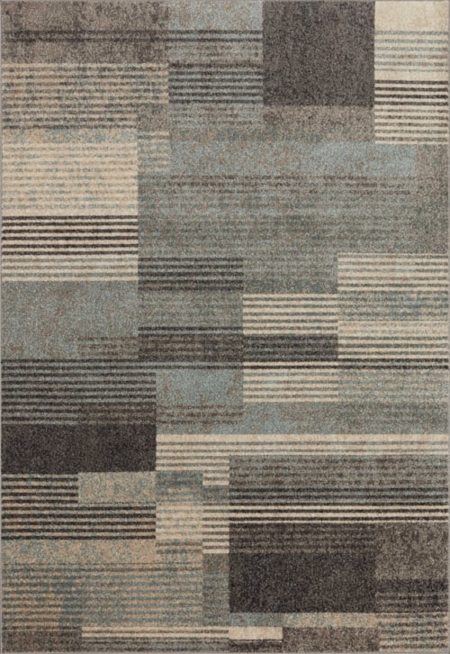 18" x 18" Storm / Taupe Sample Rug