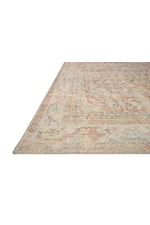 Loloi Rugs Adrian 18" x 18" Rust / Denim Sample Rug