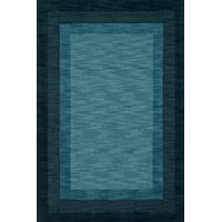 1'6" x 1'6"  Teal Rug