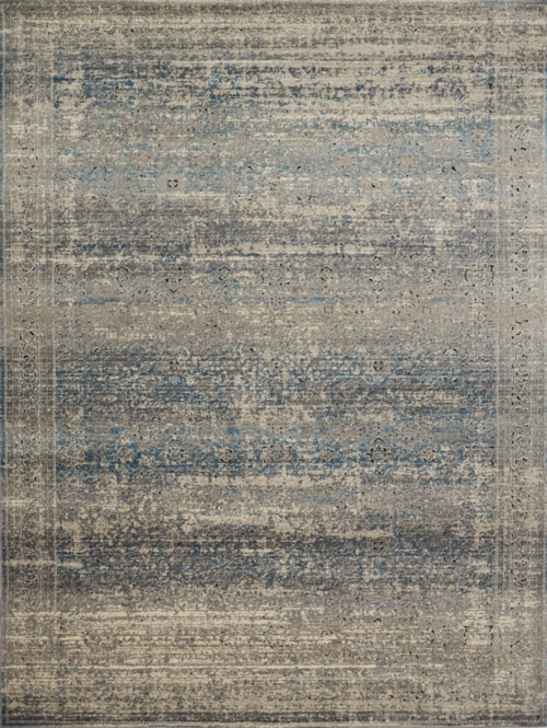 12'-0" x 15'-0" Grey / Blue Area Rug
