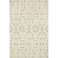 7'9" x 9'9" Ivory / Grey Rug