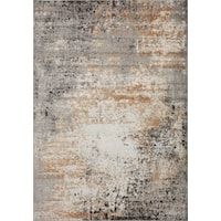 7'11" x 10'6" Stone / Gold Rectangle Rug